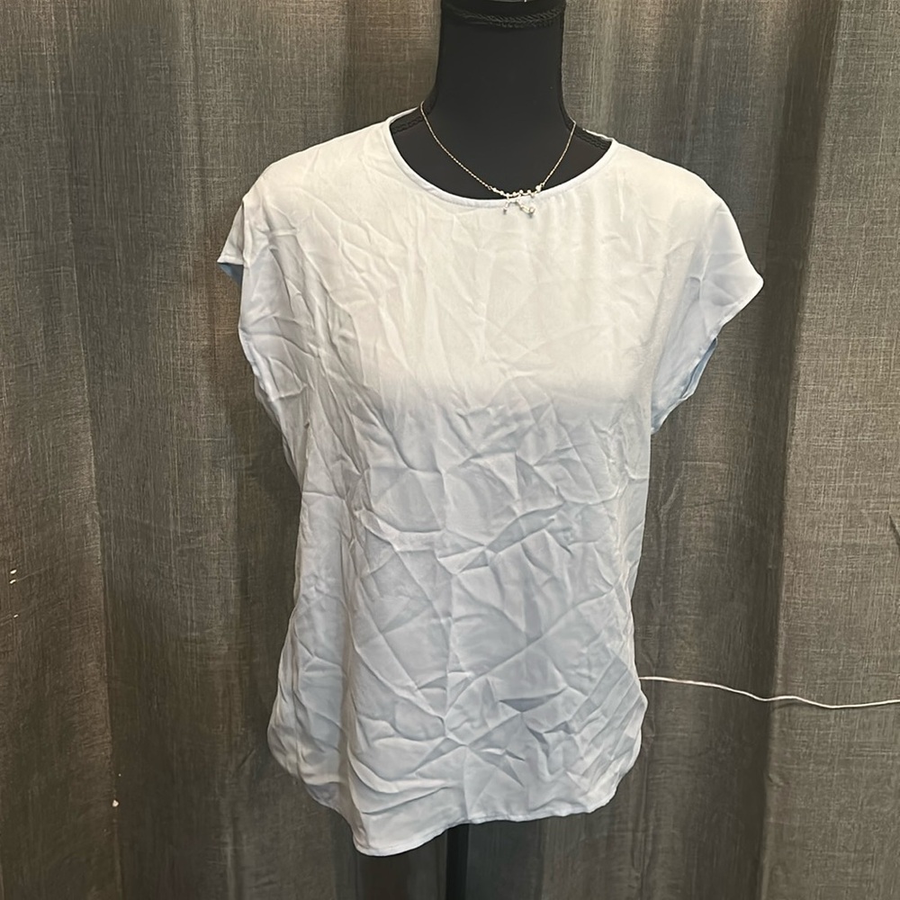 Light Blue Halogen Blouse